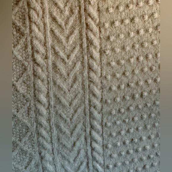 J. Crew Alpaca blend long cable knit open sweater - Picture 3 of 9